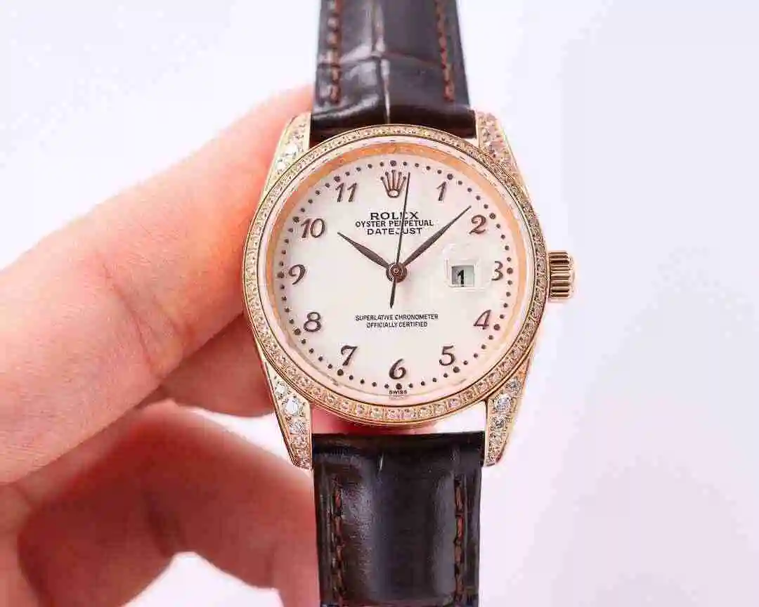 General Watches Rolex Watch Women's Watch Paired with Original Fully Automatic Mechanical Movement Top grade 316 Precision Steel Case with Mineral Super Strong Mirror Diameter 32mm kk08500 view 9