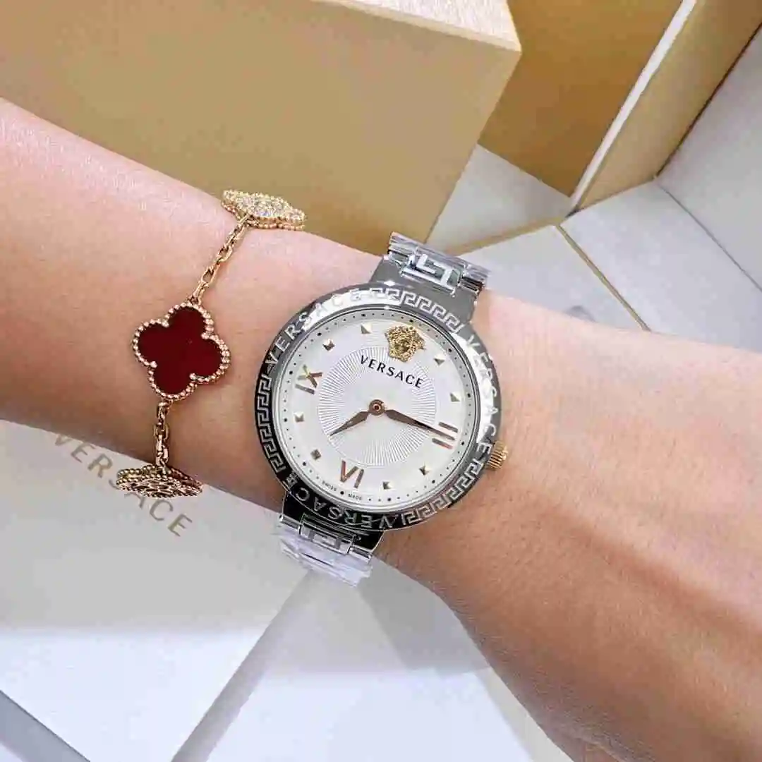 General Watches VER Versace Watch Women's Watch Paired with Original Fully Automatic Mechanical Movement Top Grade 316 Precision Steel Case with Mineral Super Strong Mirror Diameter 36cm KK02950 view 5