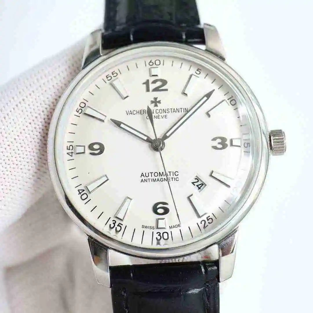 General Watches Vacheron Constantin Jiangshi Danton Watch Men's Watch Paired with Original Fully Automatic Mechanical Movement, Top Grade 316 Precision Steel Case with Mineral Super Strong Mirror Diameter 41mm kk010500 view 7