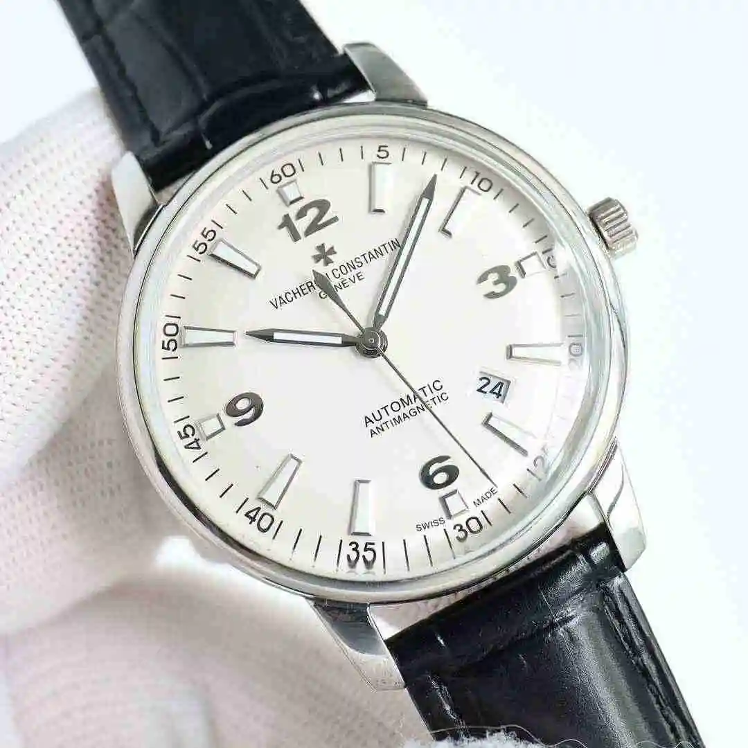 General Watches Vacheron Constantin Jiangshi Danton Watch Men's Watch Paired with Original Fully Automatic Mechanical Movement, Top Grade 316 Precision Steel Case with Mineral Super Strong Mirror Diameter 41mm kk010500 view 8