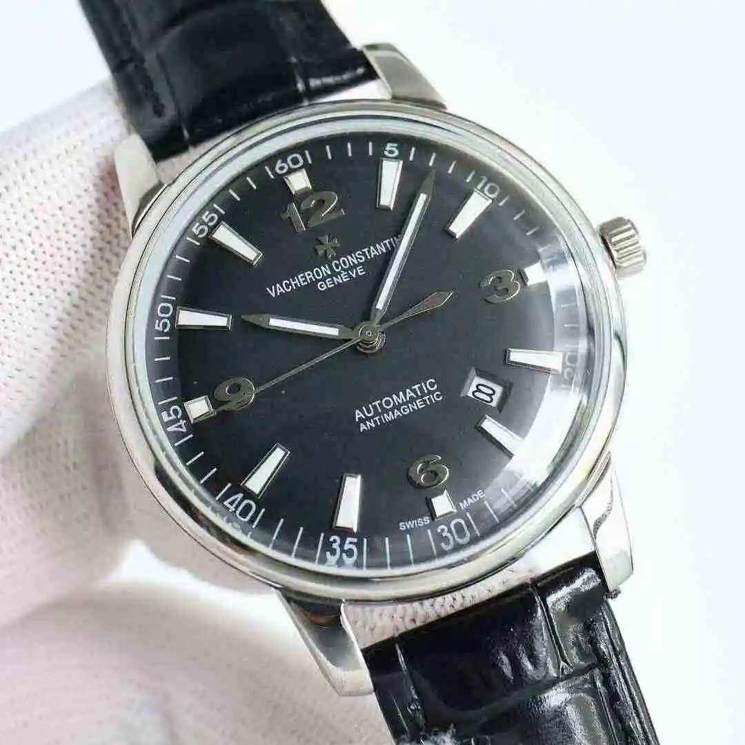 General Watches Vacheron Constantin Jiangshi Danton Watch Men's Watch Paired with Original Fully Automatic Mechanical Movement, Top Grade 316 Precision Steel Case with Mineral Super Strong Mirror Diameter 41mm kk010500 view 9