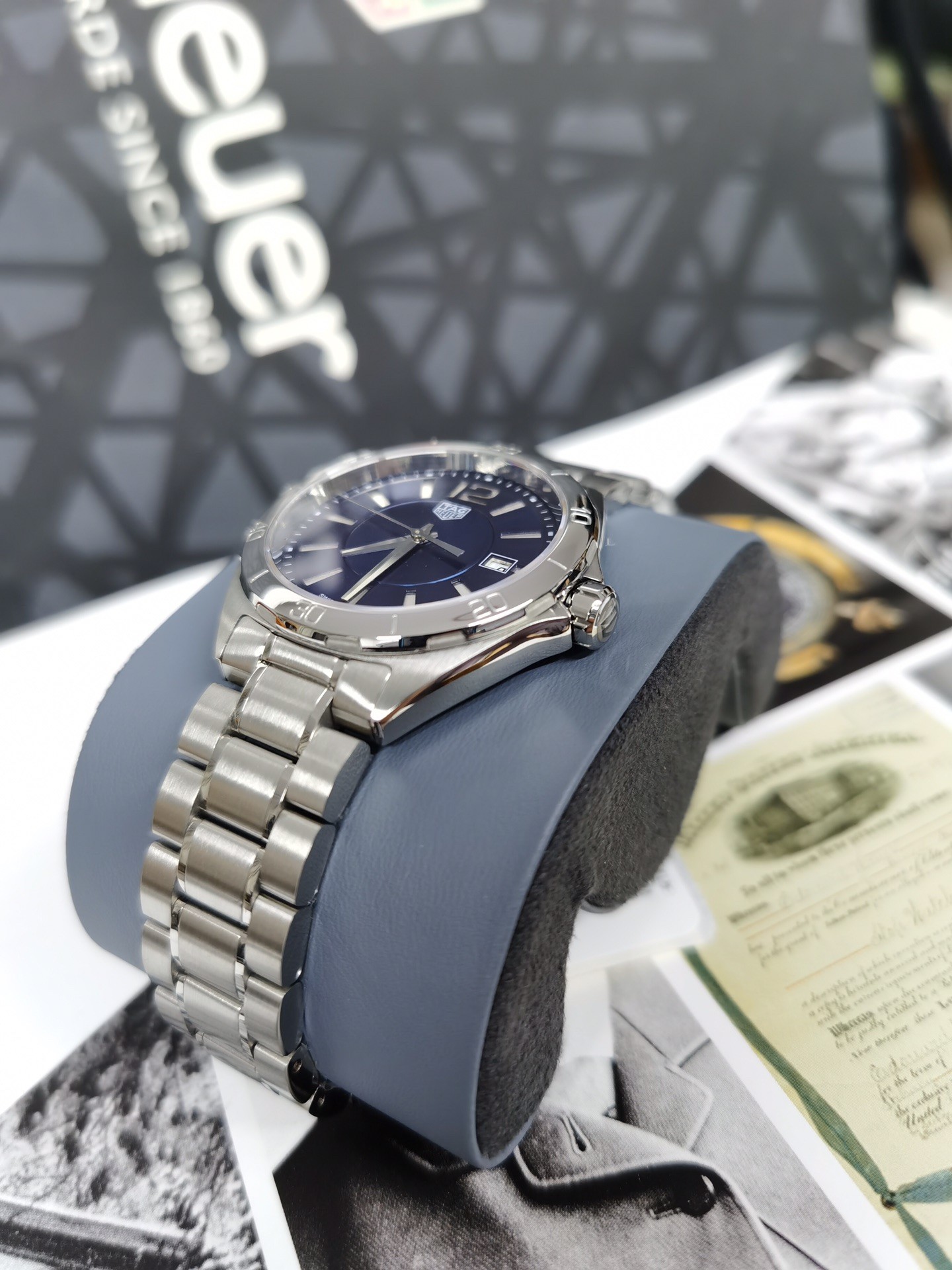 TAG Heuer Formula 1 Blue Dial Stainless Steel Quartz 35mm Watch view 5