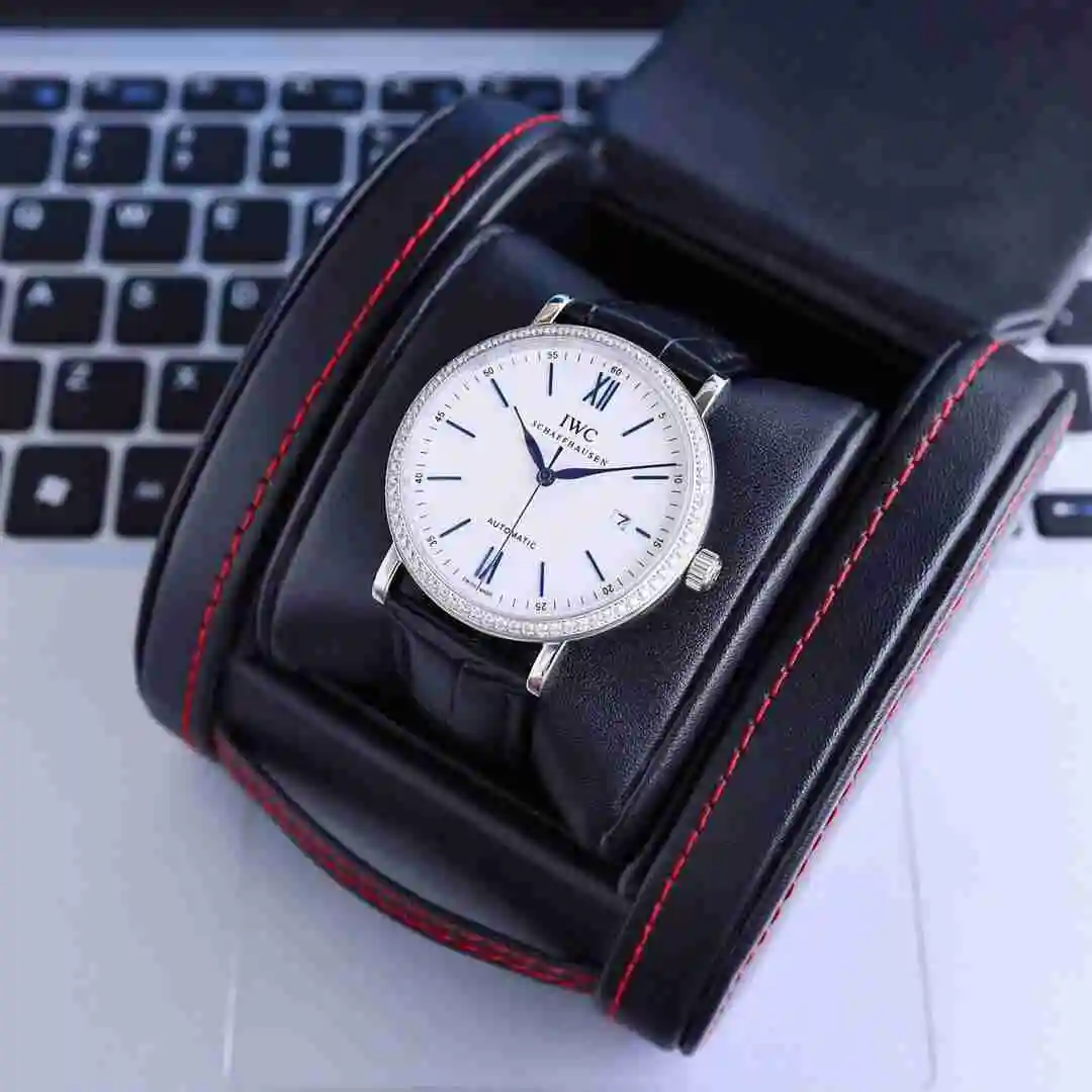 General Watches IWC Wanguo Watch Men's Watch Paired with Original Fully Automatic Mechanical Movement, Top Grade 316 Precision Steel Case with Mineral Super Strong Mirror Diameter 40cm KK05250 1 view 2