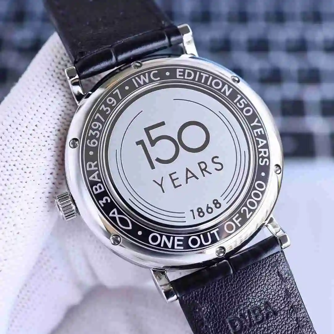 General Watches IWC Wanguo Watch Men's Watch Paired with Original Fully Automatic Mechanical Movement, Top Grade 316 Precision Steel Case with Mineral Super Strong Mirror Diameter 40cm KK05250 1 view 4