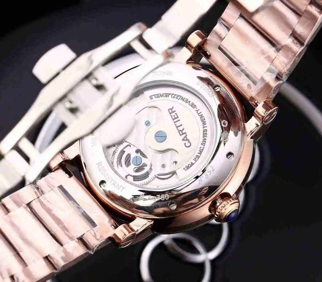 General Watches Cartier white 400 rose 420 steel+20 Watch view 3
