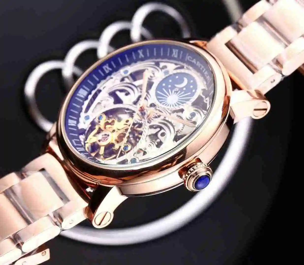 General Watches Cartier white 400 rose 420 steel+20 Watch view 4