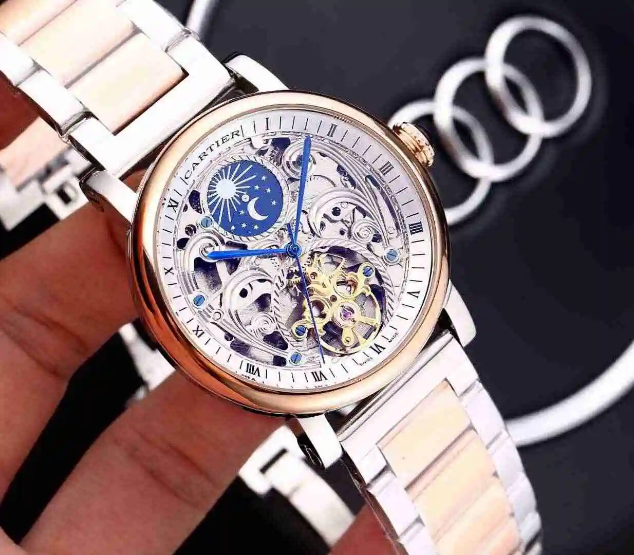 General Watches Cartier white 400 rose 420 steel+20 Watch view 5