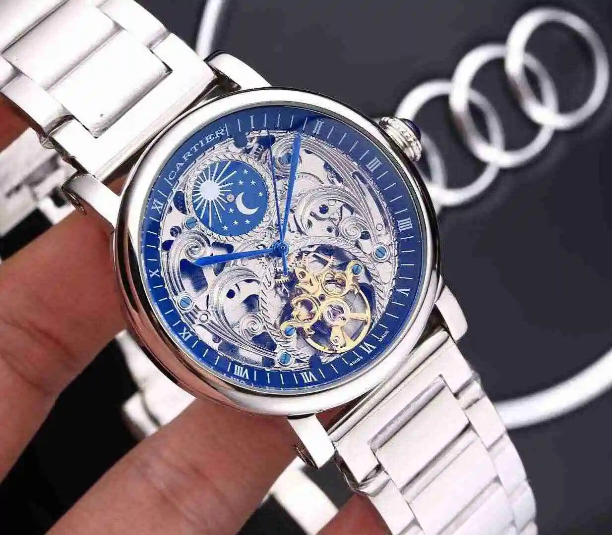 General Watches Cartier white 400 rose 420 steel+20 Watch view 6