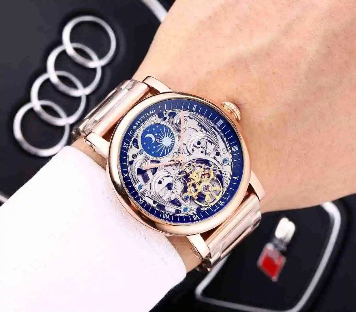 General Watches Cartier white 400 rose 420 steel+20 Watch view 7