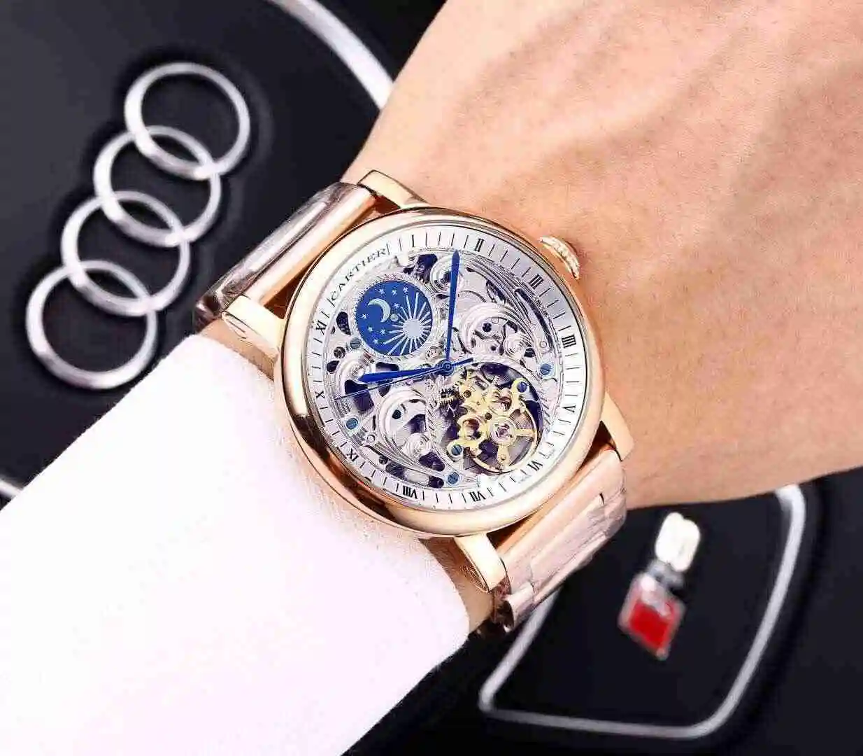 General Watches Cartier white 400 rose 420 steel+20 Watch view 8