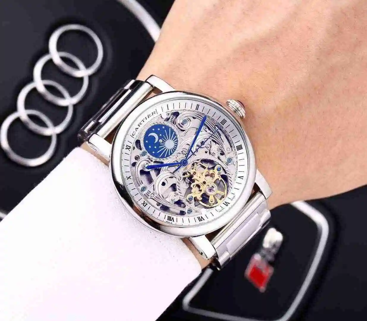 General Watches Cartier white 400 rose 420 steel+20 Watch view 9
