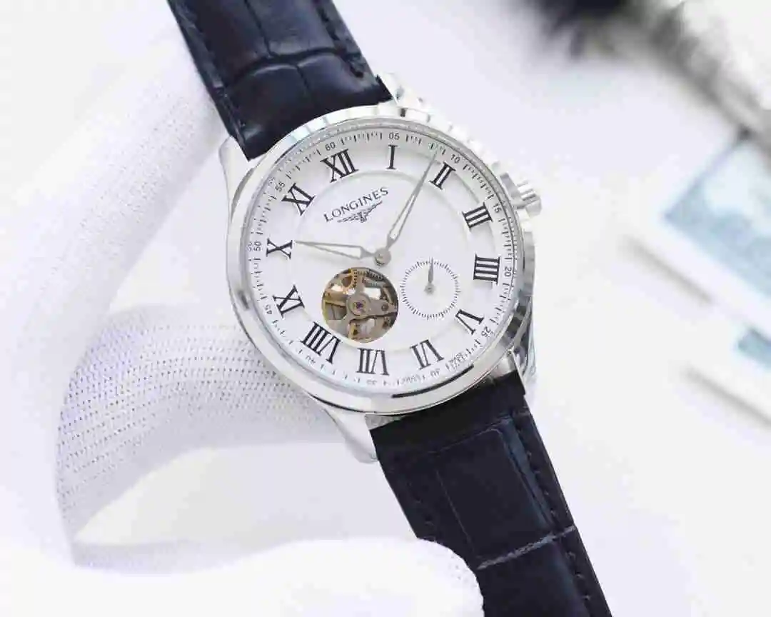 General Watches Longines Watch Men's Watch Paired with Original Fully Automatic Mechanical Movement Top Grade 316 Precision Steel Case with Mineral Super Strong Mirror Diameter 42mm KK04250 1 view 7