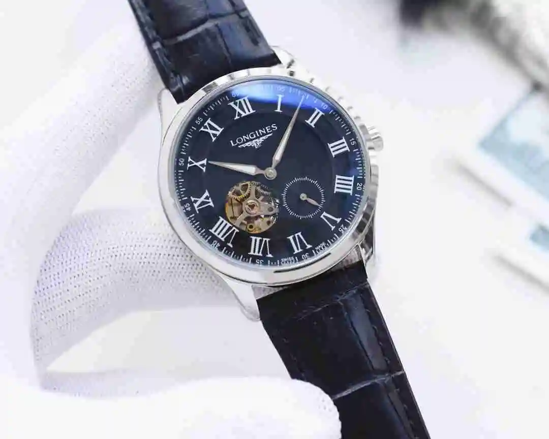 General Watches Longines Watch Men's Watch Paired with Original Fully Automatic Mechanical Movement Top Grade 316 Precision Steel Case with Mineral Super Strong Mirror Diameter 42mm KK04250 1 view 9