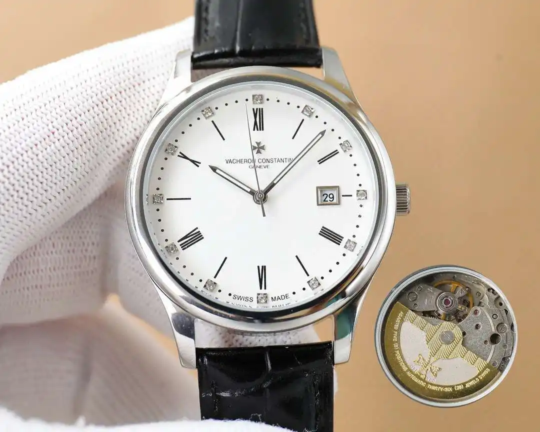General Watches Watch, men's watch with original fully automatic mechanical movement, top-grade 316 stainless steel case and strap, mineral super mirror, diameter 40cm KK06850 view 6