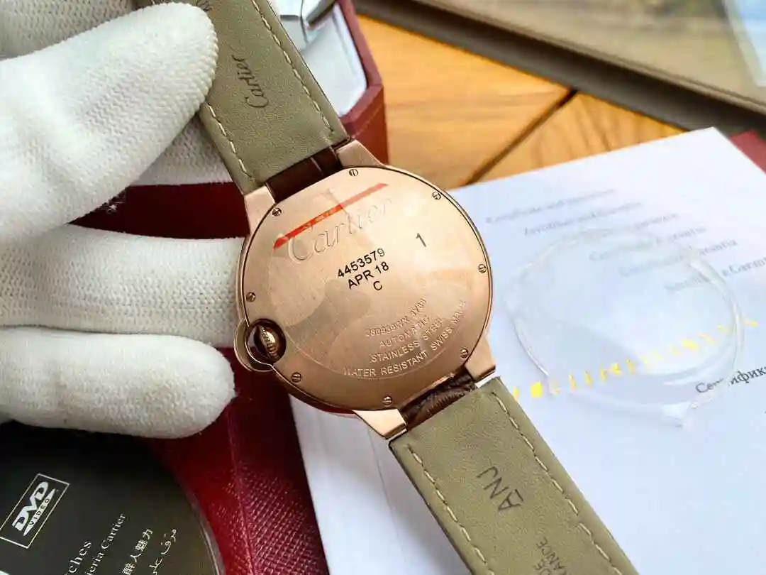 General Watches Cartier Watch Men's Watch Paired with Original Fully Automatic Mechanical Movement Top Grade 316 Precision Steel Case with Mineral Super Strong Mirror Diameter 40mm KK03050 view 3