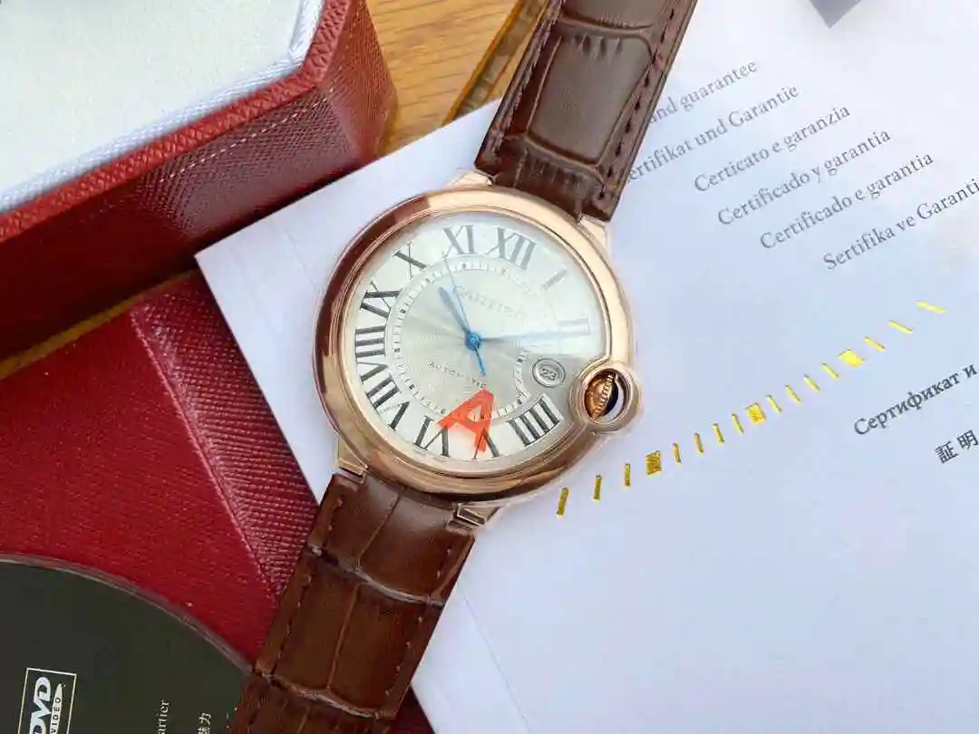 General Watches Cartier Watch Men's Watch Paired with Original Fully Automatic Mechanical Movement Top Grade 316 Precision Steel Case with Mineral Super Strong Mirror Diameter 40mm KK03050 view 4