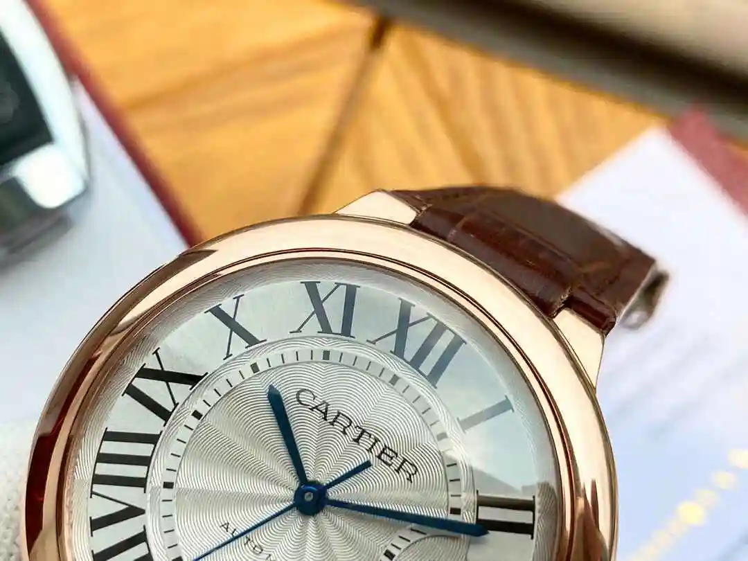 General Watches Cartier Watch Men's Watch Paired with Original Fully Automatic Mechanical Movement Top Grade 316 Precision Steel Case with Mineral Super Strong Mirror Diameter 40mm KK03050 view 6