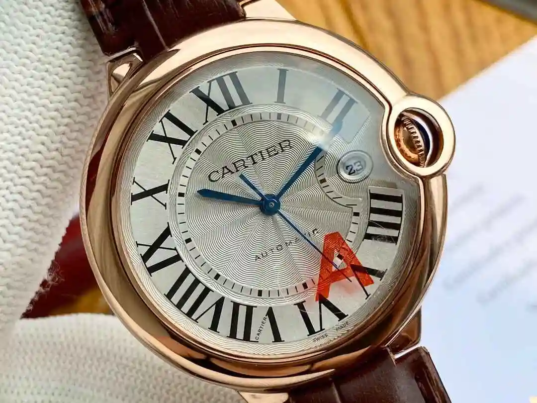 General Watches Cartier Watch Men's Watch Paired with Original Fully Automatic Mechanical Movement Top Grade 316 Precision Steel Case with Mineral Super Strong Mirror Diameter 40mm KK03050 view 7