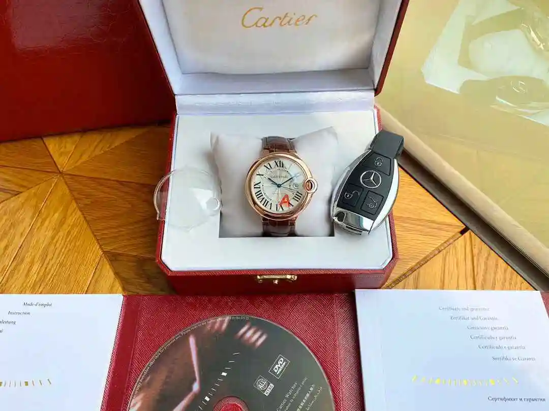 General Watches Cartier Watch Men's Watch Paired with Original Fully Automatic Mechanical Movement Top Grade 316 Precision Steel Case with Mineral Super Strong Mirror Diameter 40mm KK03050 view 8