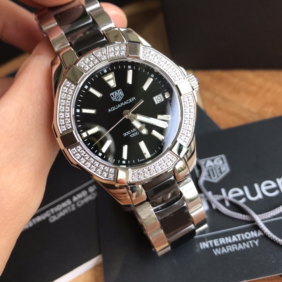 TAG Heuer Aquaracer Ceramic Quartz 35mm Watch view 1