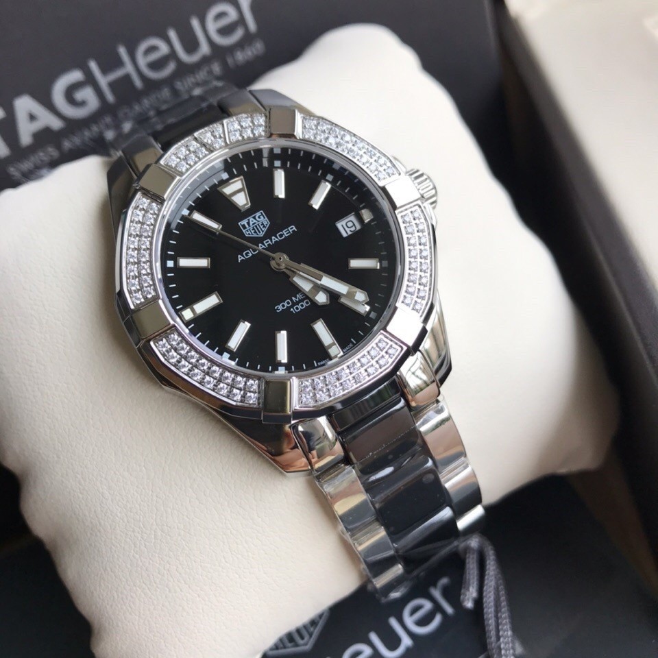 TAG Heuer Aquaracer Ceramic Quartz 35mm Watch view 4