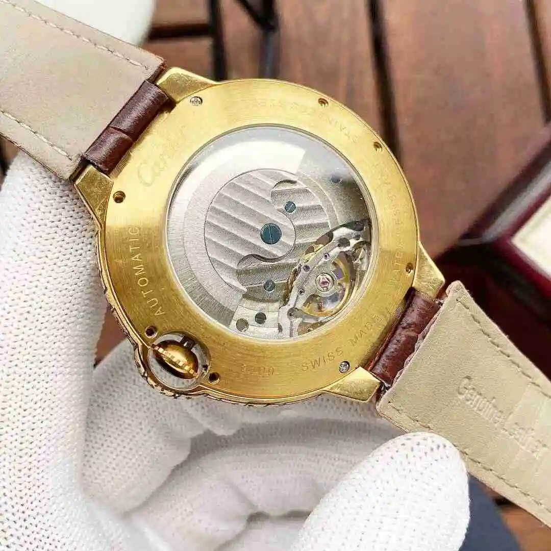 General Watches Cartier Watch Men's Watch Paired with Original Fully Automatic Mechanical Movement Top Grade 316 Precision Steel Case with Mineral Super Strong Mirror Diameter 44mm KK05650 1 view 3
