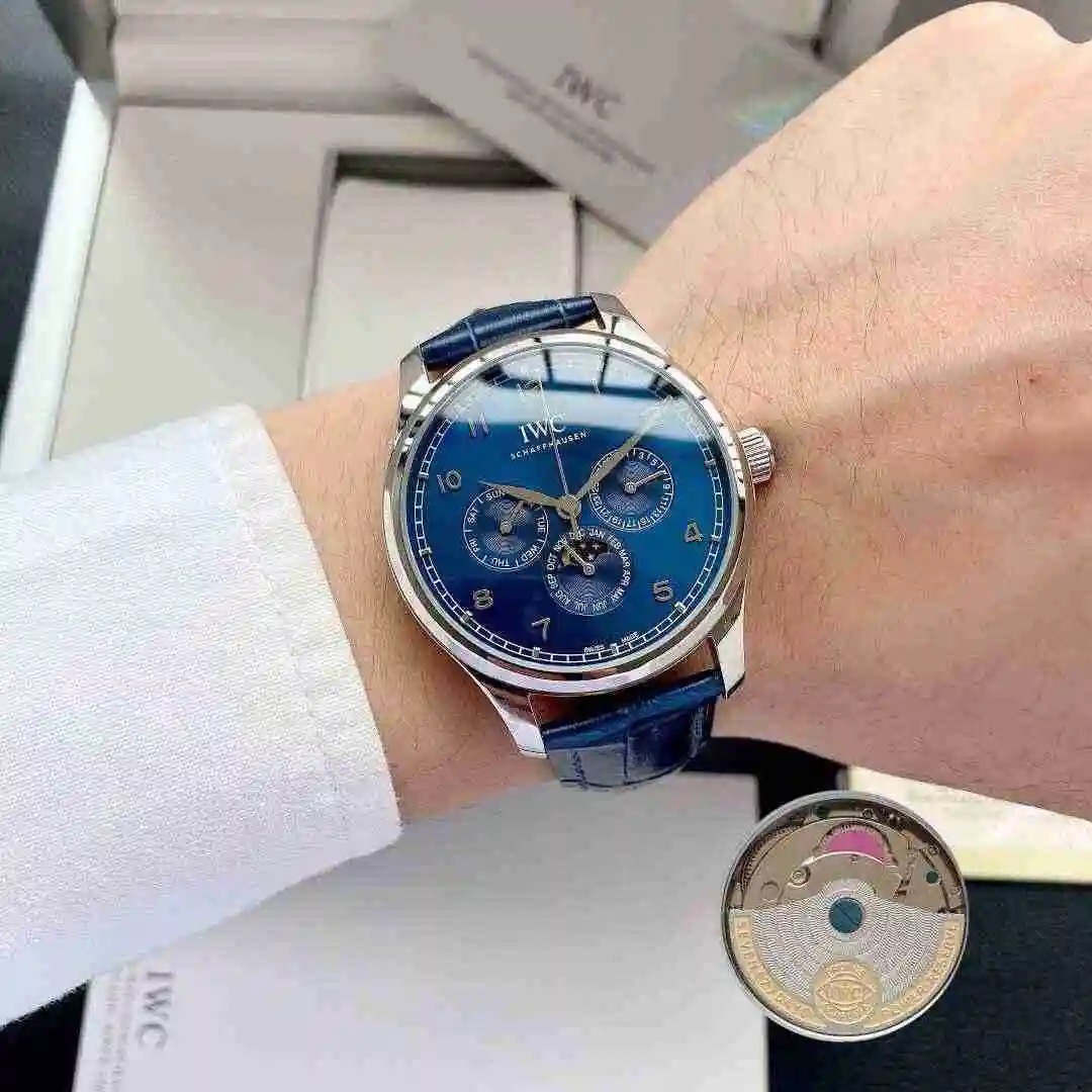 General Watches IWC Wanguo Watch Men's Watch Paired with Original Fully Automatic Mechanical Movement Top Grade 316 Precision Steel Case with Mineral Super Strong Mirror Diameter 40mm KK04300 1 view 4