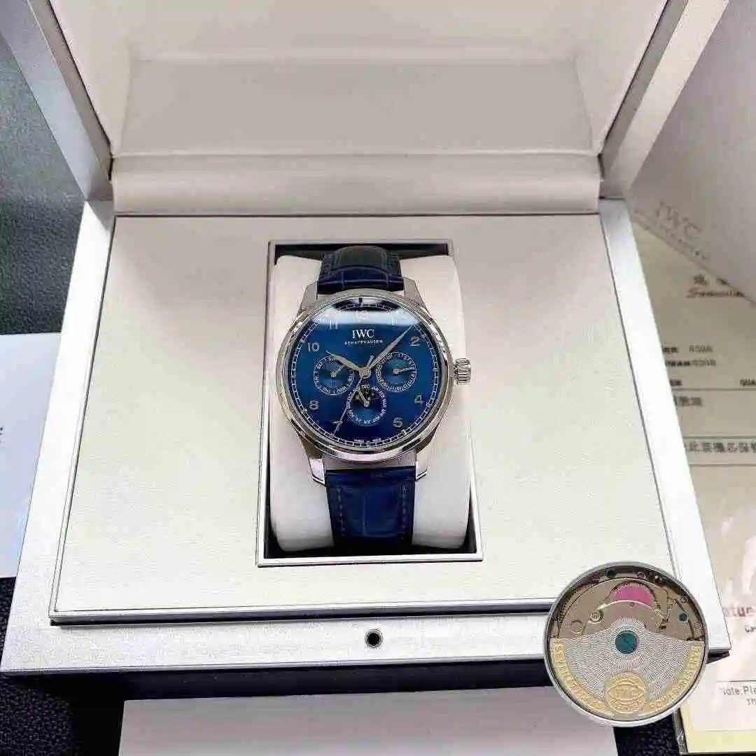 General Watches IWC Wanguo Watch Men's Watch Paired with Original Fully Automatic Mechanical Movement Top Grade 316 Precision Steel Case with Mineral Super Strong Mirror Diameter 40mm KK04300 1 view 6