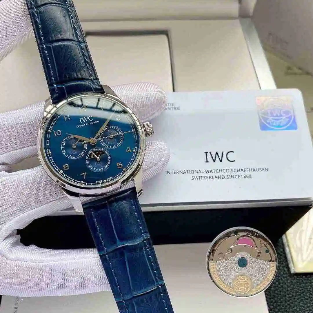 General Watches IWC Wanguo Watch Men's Watch Paired with Original Fully Automatic Mechanical Movement Top Grade 316 Precision Steel Case with Mineral Super Strong Mirror Diameter 40mm KK04300 1 view 7