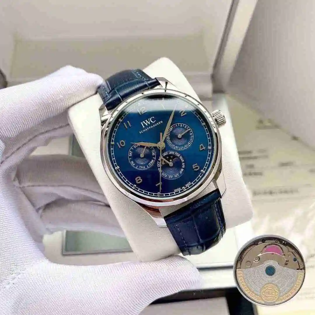 General Watches IWC Wanguo Watch Men's Watch Paired with Original Fully Automatic Mechanical Movement Top Grade 316 Precision Steel Case with Mineral Super Strong Mirror Diameter 40mm KK04300 1 view 9
