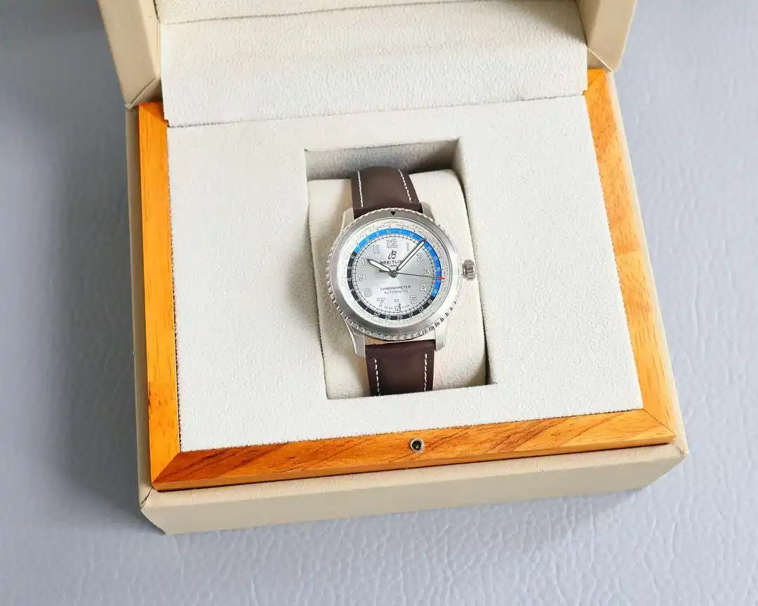 General Watches Breitling Watch Bai@Ling men's watch with original fully automatic mechanical movement, top-grade 316 stainless steel case and strap, mineral super mirror, diameter 41mm KK09850 4 view 2