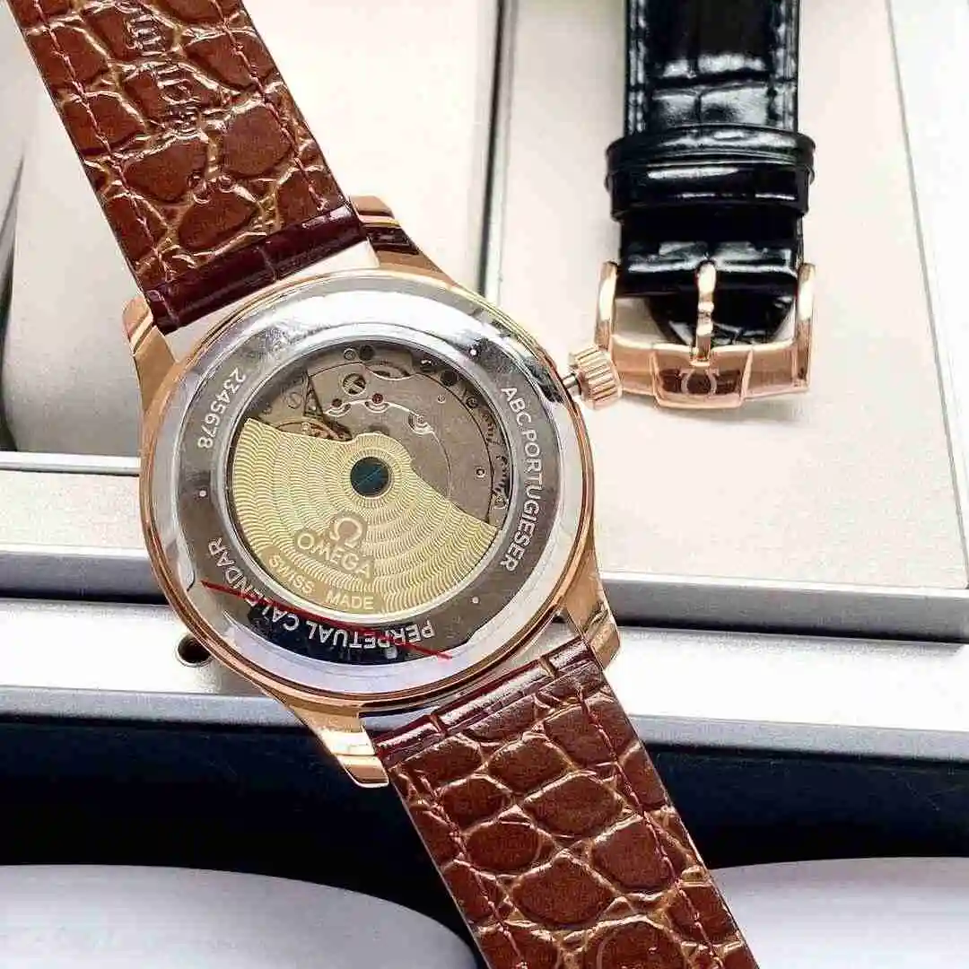 General Watches Omega Watch Men's Watch Paired with Original Fully Automatic Mechanical Movement Top Grade 316 Precision Steel Case with Mineral Super Strong Mirror Diameter 40mm KK04850 2 view 2