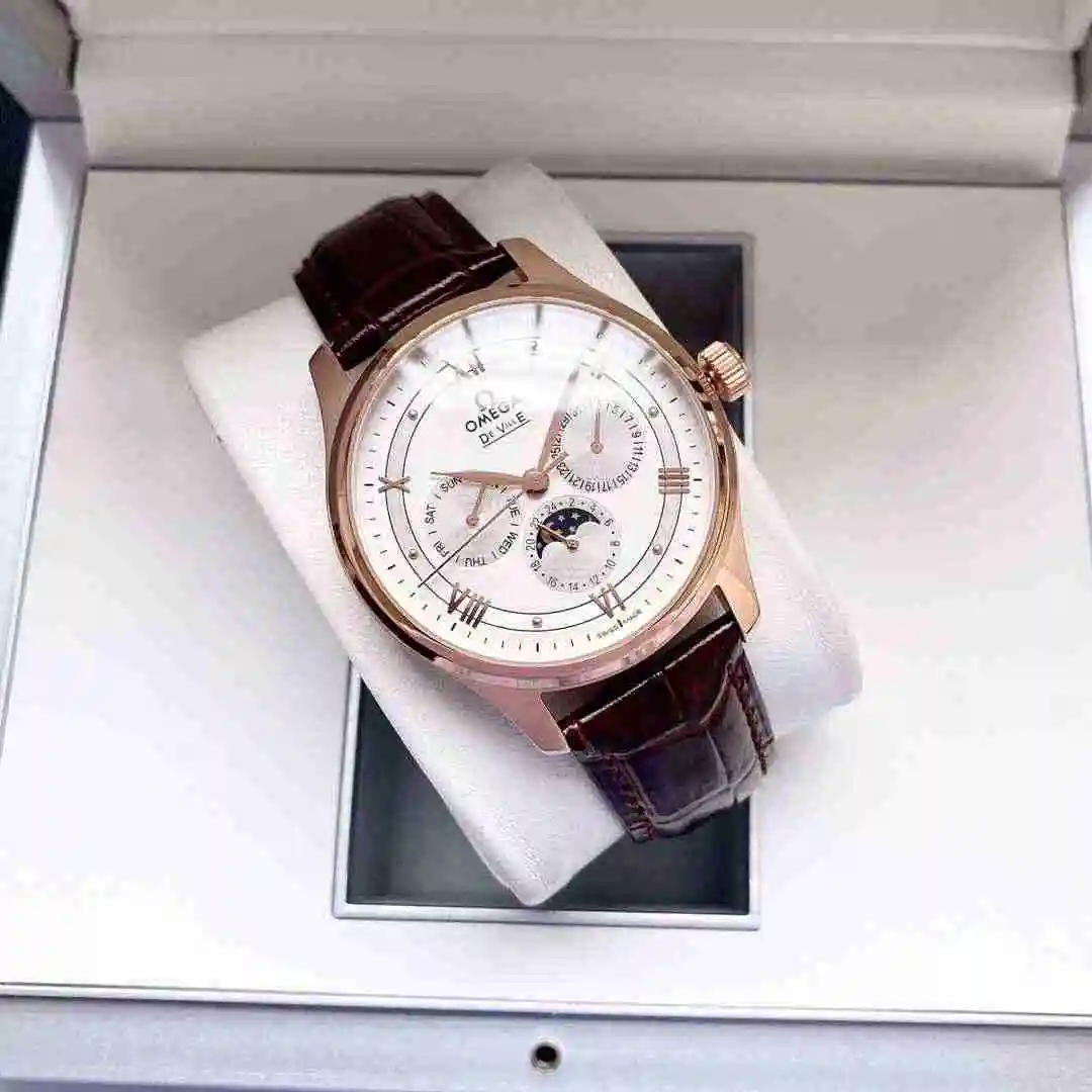 General Watches Omega Watch Men's Watch Paired with Original Fully Automatic Mechanical Movement Top Grade 316 Precision Steel Case with Mineral Super Strong Mirror Diameter 40mm KK04850 2 view 4
