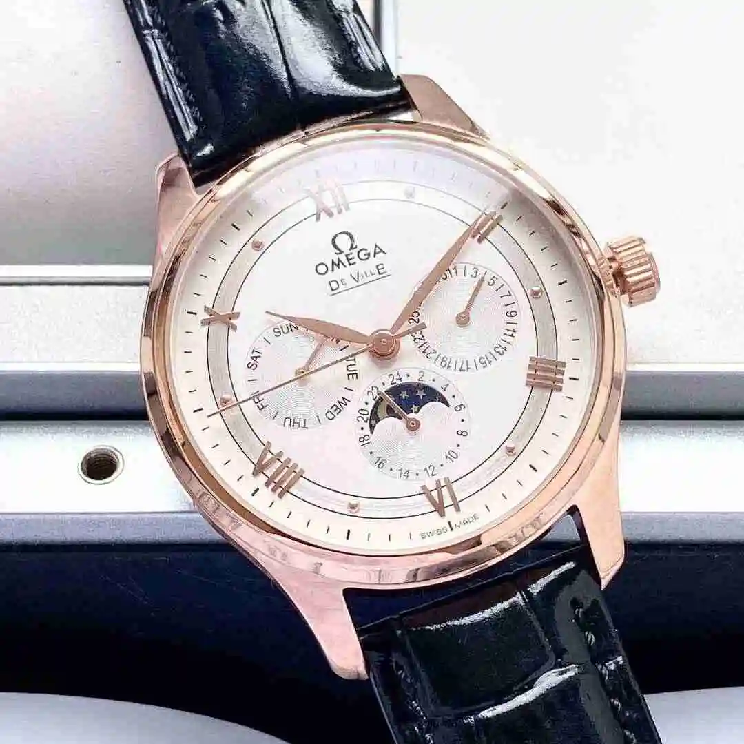 General Watches Omega Watch Men's Watch Paired with Original Fully Automatic Mechanical Movement Top Grade 316 Precision Steel Case with Mineral Super Strong Mirror Diameter 40mm KK04850 2 view 6