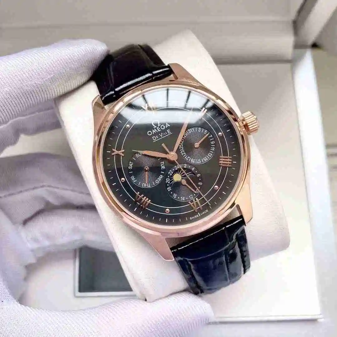 General Watches Omega Watch Men's Watch Paired with Original Fully Automatic Mechanical Movement Top Grade 316 Precision Steel Case with Mineral Super Strong Mirror Diameter 40mm KK04850 2 view 7