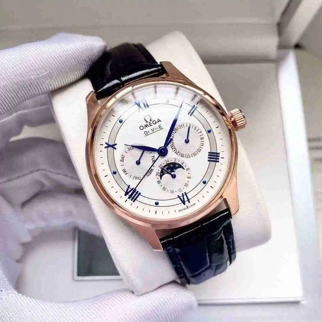 General Watches Omega Watch Men's Watch Paired with Original Fully Automatic Mechanical Movement Top Grade 316 Precision Steel Case with Mineral Super Strong Mirror Diameter 40mm KK04850 2 view 8