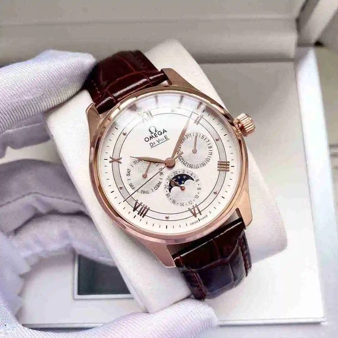 General Watches Omega Watch Men's Watch Paired with Original Fully Automatic Mechanical Movement Top Grade 316 Precision Steel Case with Mineral Super Strong Mirror Diameter 40mm KK04850 2 view 9