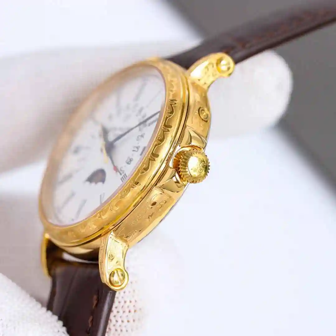 General Watches Patek Philippe Watch Men's Watch Paired with Original Fully Automatic Mechanical Movement Top Grade 316 Precision Steel Case Case with Mineral Super Strong Mirror Diameter 38mm KK view 4