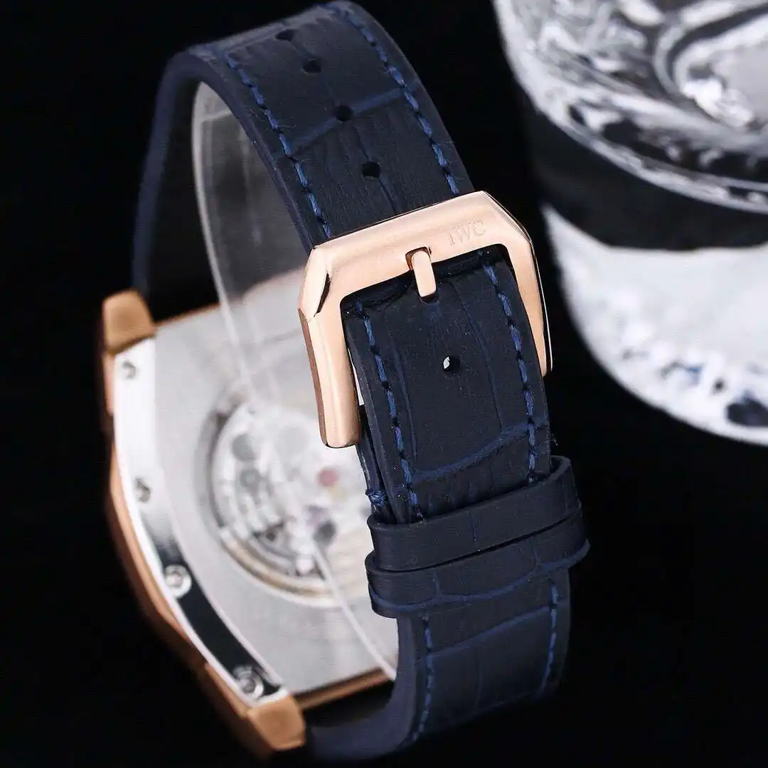 General Watches IWC men's watch with original fully automatic mechanical movement, top 316 stainless steel case and strap, mineral super mirror, diameter 43mm KK08500 3 view 2
