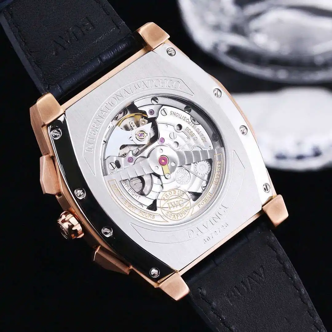 General Watches IWC men's watch with original fully automatic mechanical movement, top 316 stainless steel case and strap, mineral super mirror, diameter 43mm KK08500 3 view 3