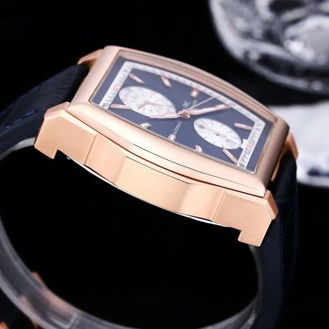 General Watches IWC men's watch with original fully automatic mechanical movement, top 316 stainless steel case and strap, mineral super mirror, diameter 43mm KK08500 3 view 5