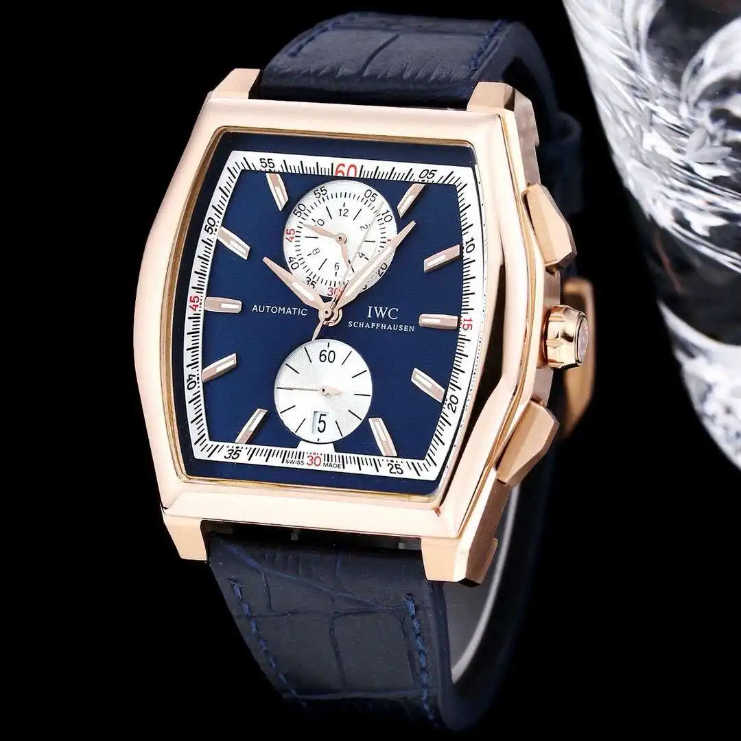 General Watches IWC men's watch with original fully automatic mechanical movement, top 316 stainless steel case and strap, mineral super mirror, diameter 43mm KK08500 3 view 9