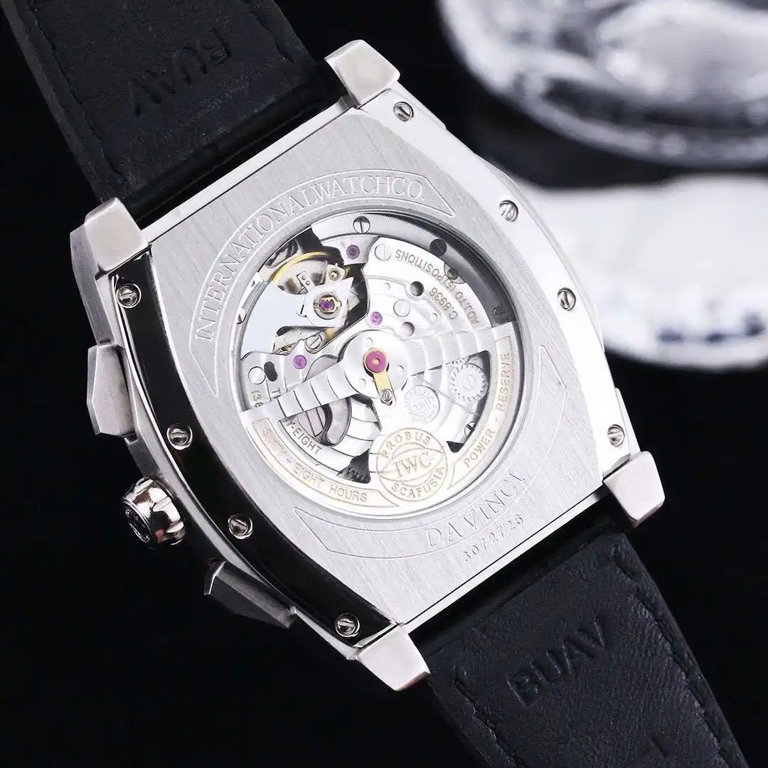 General Watches IWC men's watch with original fully automatic mechanical movement, top 316 stainless steel case and strap, mineral super mirror, diameter 43mm KK08500 2 view 3