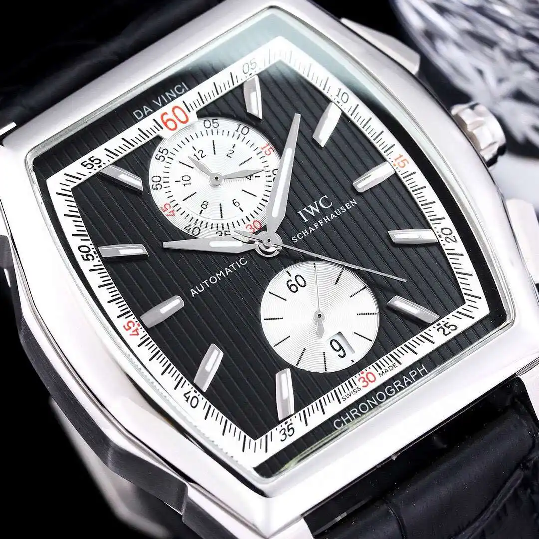 General Watches IWC men's watch with original fully automatic mechanical movement, top 316 stainless steel case and strap, mineral super mirror, diameter 43mm KK08500 2 view 7