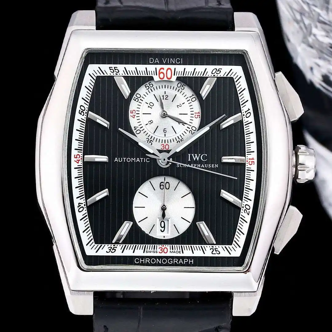 General Watches IWC men's watch with original fully automatic mechanical movement, top 316 stainless steel case and strap, mineral super mirror, diameter 43mm KK08500 2 view 8