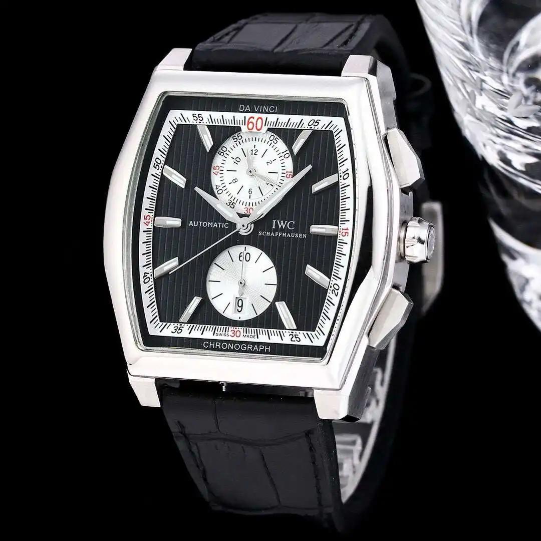 General Watches IWC men's watch with original fully automatic mechanical movement, top 316 stainless steel case and strap, mineral super mirror, diameter 43mm KK08500 2 view 9