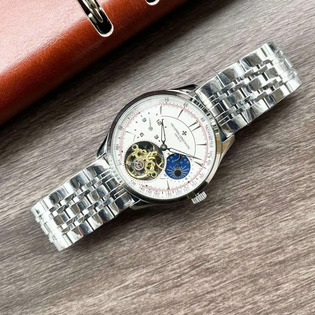 General Watches Vacheron Constantin Watch Jiang@Dun men's watch with original fully automatic mechanical movement, top-grade 316 stainless steel case and strap, mineral super mirror, diameter 42mm KK04050 2 view 5
