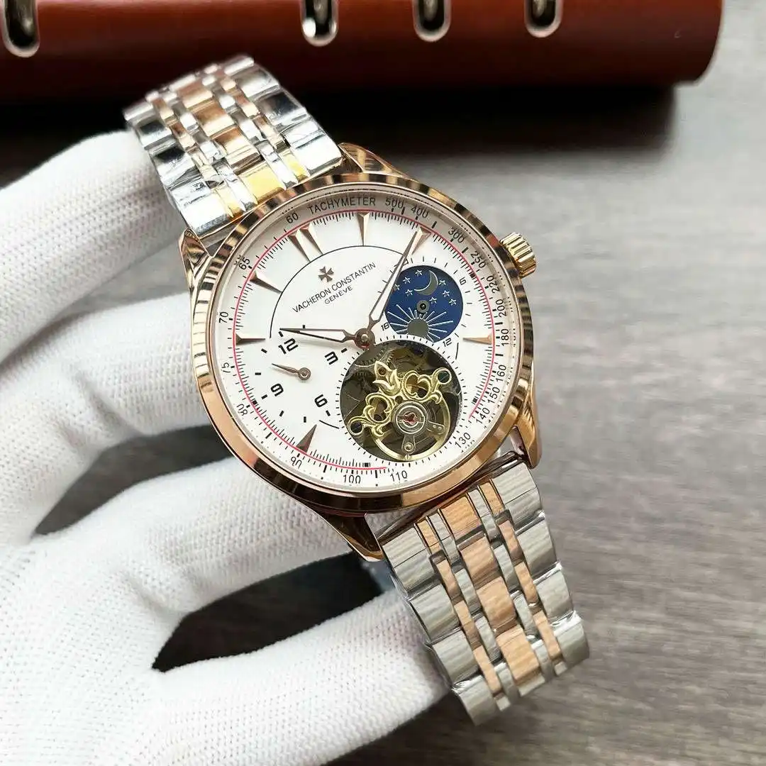 General Watches Vacheron Constantin Watch Jiang@Dun men's watch with original fully automatic mechanical movement, top-grade 316 stainless steel case and strap, mineral super mirror, diameter 42mm KK04050 2 view 6