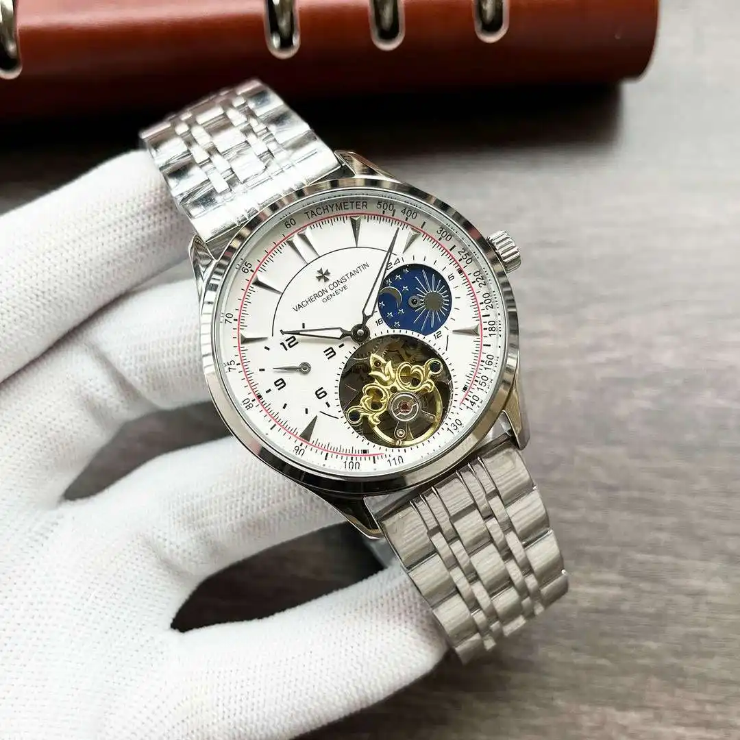 General Watches Vacheron Constantin Watch Jiang@Dun men's watch with original fully automatic mechanical movement, top-grade 316 stainless steel case and strap, mineral super mirror, diameter 42mm KK04050 2 view 7