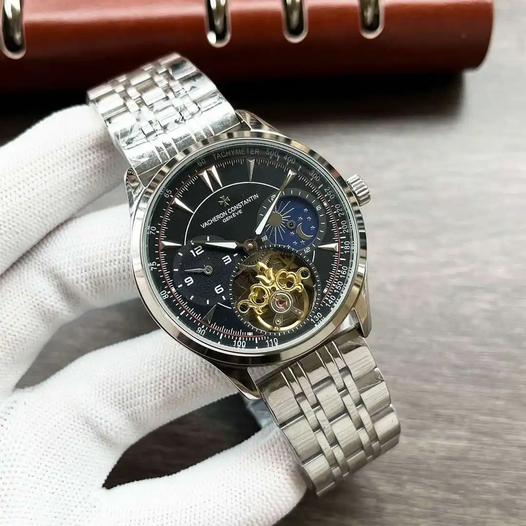 General Watches Vacheron Constantin Watch Jiang@Dun men's watch with original fully automatic mechanical movement, top-grade 316 stainless steel case and strap, mineral super mirror, diameter 42mm KK04050 2 view 9